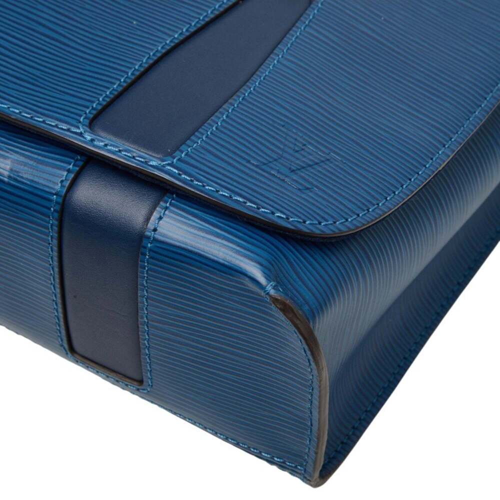 Louis Vuitton Epi Harrington Messenger PM Shoulder Bag M53407 Blue Azur Leath... - Picture 7 of 12